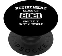 Tlp-Drôles De Cadeaux De Retraite Hommes Retraités Femmes Popsockets Popgrip - Support Et Grip Pour Smartphone/Tablette Avec Un Top Interchangeable