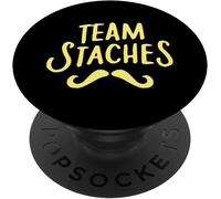 Tlp-Équipe Staches Équipe Cils Sexe Révéler Cadeau Mignon Popsockets Popgrip - Support Et Grip Pour Smartphone/Tablette Avec Un Top Interchangeable