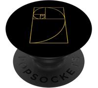 Tlp-Fibonacci Sequence Golden Ratio Rule Fibo Numbers Fib Popsockets Popgrip - Support Et Grip Pour Smartphone/Tablette Avec Un Top Interchangeable