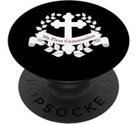 Tlp-First Communion Holy Gift Kids Son Daughter Boys Girl Cross Popsockets Popgrip - Support Et Grip Pour Smartphone/Tablette Avec Un Top Interchangeable