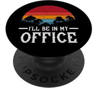 Tlp-Forestry Technician - I'll Be In My Office Popsockets Popgrip - Support Et Grip Pour Smartphone/Tablette Avec Un Top Interchangeable