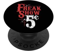 Tlp-Freak Show Circus Party Strano Costume Di Carnevale Atti Biz Popsockets Popgrip - Support Et Grip Pour Smartphone/Tablette Avec Un Top Interchangeable