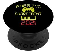 Tlp-Futur Papa 2.0 2021 Père Annonce Grossesse Gaming Cadeau Popsockets Popgrip - Support Et Grip Pour Smartphone/Tablette Avec Un Top Interchangeable