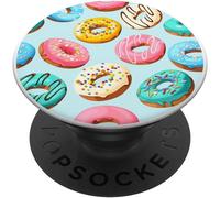 Tlp-Gâteau Glacé Rempli De Gelée Donuts Pâtisserie Desert Food Popgrip - Support Et Grip Pour Smartphone/Tablette Avec Un Top Interchangeable