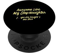 Tlp-Génial Comme Ma Belle Fille Fête Des Pères Fête Des Mères Popsockets Popgrip - Support Et Grip Pour Smartphone/Tablette Avec Un Top Interchangeable