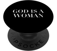 Tlp-God Is A Woman Strong Feminist Women Power Popgrip - Support Et Grip Pour Smartphone/Tablette Avec Un Top Interchangeable
