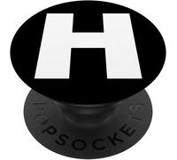 Tlp-H Alphabet Letters Spell It Out Popsockets Popgrip - Support Et Grip Pour Smartphone/Tablette Avec Un Top Interchangeable