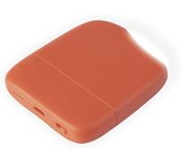 TLP-- Ice-Powerbank - Batterie Externe 5000 mAh avec Lumière Tactile Intégrée Adaptée à Tous Les Smartphone Iphone,Samsung,Huawei,Xiaomi,LG,Tablette en Plastique Recyclé Certifié GRS - Orange