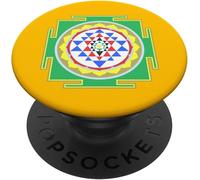 Tlp-Indian Hindu Wedding Gift For Indians Sri Yantra Diagram Popsockets Popgrip - Support Et Grip Pour Smartphone/Tablette Avec Un Top Interchangeable