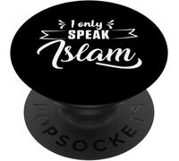 Tlp-Islam Religion Allah Musulman Alhamdulillah Ramadan Cadeau Popsockets Popgrip - Support Et Grip Pour Smartphone/Tablette Avec Un Top Interchangeable