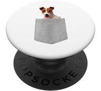 Tlp-Jack Russell In Your Pocket Popsockets Popgrip - Support Et Grip Pour Smartphone/Tablette Avec Un Top Interchangeable