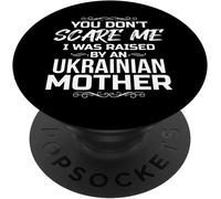 Tlp-J'ai Été Élevé Par Une Maman Ukrainienne Cadeau Parfait Popsockets Popgrip - Support Et Grip Pour Smartphone/Tablette Avec Un Top Interchangeable