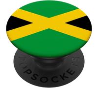 Tlp-Jamaica Patriotism Inspired Jamaican Flag Design Popsockets Popgrip - Support Et Grip Pour Smartphone/Tablette Avec Un Top Interchangeable