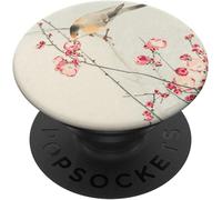 Tlp-Japonais Cerisier En Fleurs Sakura Oisea Vintage Japon Art Popsockets Popgrip - Support Et Grip Pour Smartphone/Tablette Avec Un Top Interchangeable