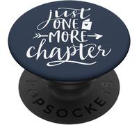 Tlp-Just One More Chapter - Cute Book Club Reading Lover Gift Popsockets Popgrip - Support Et Grip Pour Smartphone/Tablette Avec Un Top Interchangeable