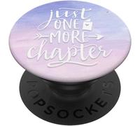 Tlp-Just One More Chapter - Cute Book Club Reading Lover Gift Popsockets Popgrip - Support Et Grip Pour Smartphone/Tablette Avec Un Top Interchangeable