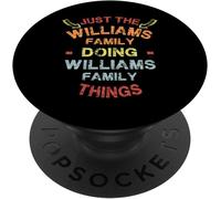 Tlp-Just The Williams Family Things Cool Funny Christmas Gift Popsockets Popgrip - Support Et Grip Pour Smartphone/Tablette Avec Un Top Interchangeable