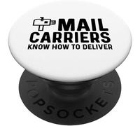 TLP-Les facteurs savent comment livrer PopSockets PopGrip - Support et Grip pour Smartphone/Tablette avec un Top Interchangeable