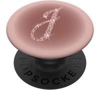 Tlp-Lettre De Scénario Initiale J, Rose Et Mauve Popgrip - Support Et Grip Pour Smartphone/Tablette Avec Un Top Interchangeable