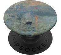Tlp-L'impression De Claude Monet, Soleil Levant Popsockets Popgrip - Support Et Grip Pour Smartphone/Tablette Avec Un Top Interchangeable