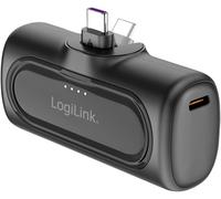 Tlp-Logilink Pa0349 - Batterie Externe Compacte De 5000 Mah Avec 6 Protections - 2 Ports Usb-C - Fonction De Charge Rapide - Couleur : Noir