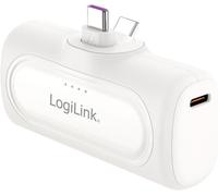 Tlp-Logilink Pa0349w - Batterie Externe Compacte De 5000 Mah Avec 6 Protections - 2 Ports Usb-C - Fonction De Charge Rapide - Couleur : Blanc