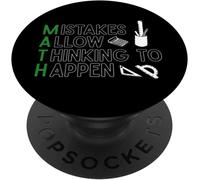 Tlp-Mathématicien Geek Calcul Scientifique Mathématiques Popsockets Popgrip - Support Et Grip Pour Smartphone/Tablette Avec Un Top Interchangeable