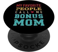 Tlp-Mes Personnes Préférées M'appellent Maman Bonus Vintage Popsockets Popgrip - Support Et Grip Pour Smartphone/Tablette Avec Un Top Interchangeable