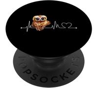 Tlp-Mignon Battement De Coeur De Hibou Popgrip - Support Et Grip Pour Smartphone/Tablette Avec Un Top Interchangeable