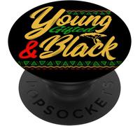 Tlp-Mois De L'histoire Des Jeunes Talents Et Des Noirs Afro-Amér Popsockets Popgrip - Support Et Grip Pour Smartphone/Tablette Avec Un Top Interchangeable