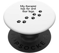 Tlp-Mon Thérapeute A Des Amoureux De La Fourrure Et Des Quatre Popsockets Popgrip - Support Et Grip Pour Smartphone/Tablette Avec Un Top Interchangeable