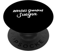 Tlp-Mondes Plus Grand Suegra Regalo Espagnol Mère Dans La Loi Popsockets Popgrip - Support Et Grip Pour Smartphone/Tablette Avec Un Top Interchangeable