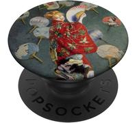 Tlp-Monet's Madame-Monet Wearing A Kimono Popsockets Popgrip - Support Et Grip Pour Smartphone/Tablette Avec Un Top Interchangeable