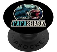 Tlp-Monstres Marins Retro Cadeau Pour Gardien De Zoo Papa Requin Popsockets Popgrip - Support Et Grip Pour Smartphone/Tablette Avec Un Top Interchangeable