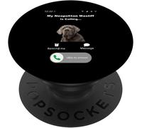 Tlp-My Neopolitan Mastiff Is Calling Popsockets Popgrip - Support Et Grip Pour Smartphone/Tablette Avec Un Top Interchangeable