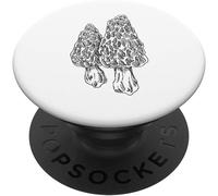 Tlp-Mycologie Champignons Chasse Aux Champignons Design Vintage Popsockets Popgrip - Support Et Grip Pour Smartphone/Tablette Avec Un Top Interchangeable