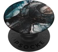 Tlp-Naturel-Marbre Fantôme Vert Noir Popgrip - Support Et Grip Pour Smartphone/Tablette Avec Un Top Interchangeable