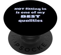 Tlp-Ne Pas M'intégrer Est L'une De Mes Meilleures Qualités Popsockets Popgrip - Support Et Grip Pour Smartphone/Tablette Avec Un Top Interchangeable