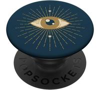 Tlp-Oeil Qui Voit Tout Bleu Foncé Popgrip - Support Et Grip Pour Smartphone/Tablette Avec Un Top Interchangeable