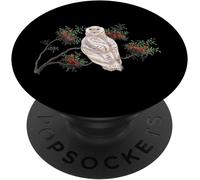 Tlp-Oiseau De La Forêt Animal Cadeau Nature Fleurs Hiboux Popsockets Popgrip - Support Et Grip Pour Smartphone/Tablette Avec Un Top Interchangeable