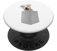 Tlp-Parson Russell Terrier Popsockets Popgrip - Support Et Grip Pour Smartphone/Tablette Avec Un Top Interchangeable