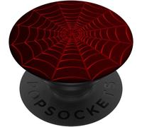 Tlp-Phone Pop Up Holder,Cool Red Spider Web Optical Illusion Popsockets Popgrip - Support Et Grip Pour Smartphone/Tablette Avec Un Top Interchangeable