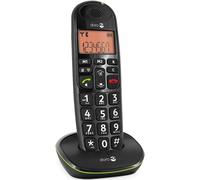 TLP-PhoneEasy 100w Téléphone sans Fil DECT pour Seniors avec Grandes Touches et Son Amplifié (Noir X 1) [Version Française]