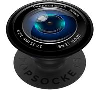 TLP-Photographe Cadeau Design Art Graphique Objectif Appareil PopGrip - Support et Grip pour Smartphone/Tablette avec un Top Interchangeable