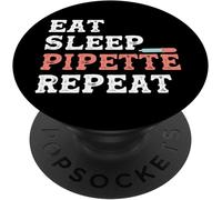Tlp-Pipette Drôle Cadeau Pour Scientifique Intello Biologie Popsockets Popgrip - Support Et Grip Pour Smartphone/Tablette Avec Un Top Interchangeable