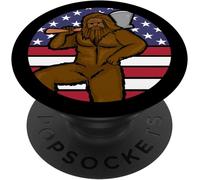 Tlp-Pnw Pacific Northwest Lumberjack Sasquatch American Bigfoot Popsockets Popgrip - Support Et Grip Pour Smartphone/Tablette Avec Un Top Interchangeable