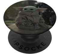 Tlp-Popsockets The Mandalorian The Child On Seeing Stone Popsockets Popgrip - Support Et Grip Pour Smartphone/Tablette Avec Un Top Interchangeable