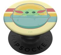 Tlp-Popsockets The Mandalorian The Child Rainbow Chest Lines Popsockets Popgrip - Support Et Grip Pour Smartphone/Tablette Avec Un Top Interchangeable