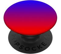 Tlp-Pretty Gradient Aesthetic Colorful Blue & Red Ombre Colors Popsockets Popgrip - Support Et Grip Pour Smartphone/Tablette Avec Un Top Interchangeable