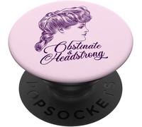 Tlp-Pride And Prejudice Jane Austen Obstinate Headstrong Popgrip - Support Et Grip Pour Smartphone/Tablette Avec Un Top Interchangeable